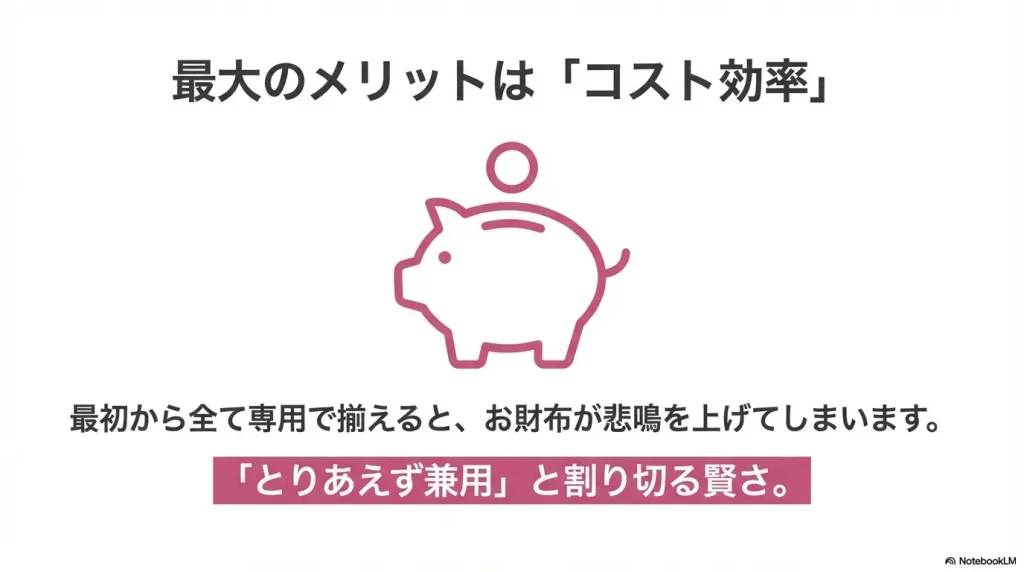 エギングとシーバスでロッドを兼用するときの最大のメリットはコスト効率が良いこと。