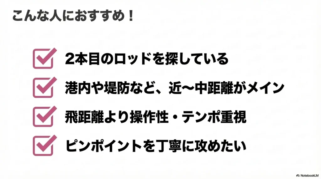 エギングのショートロッドはこんな人におすすめ