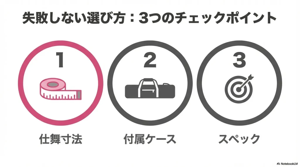 モバイルロッド選びで失敗しないための3つのポイント